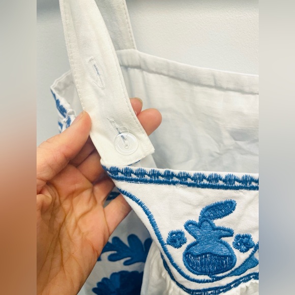 J.MARIE the landon midi dress in blue & white - Picture 7 of 10